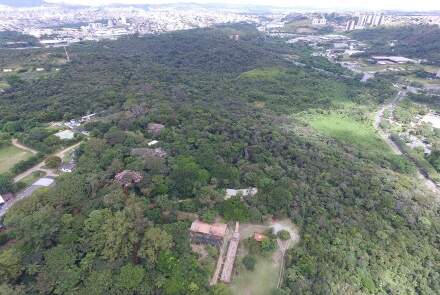 Vista aérea da Estação Ecológica UFMG