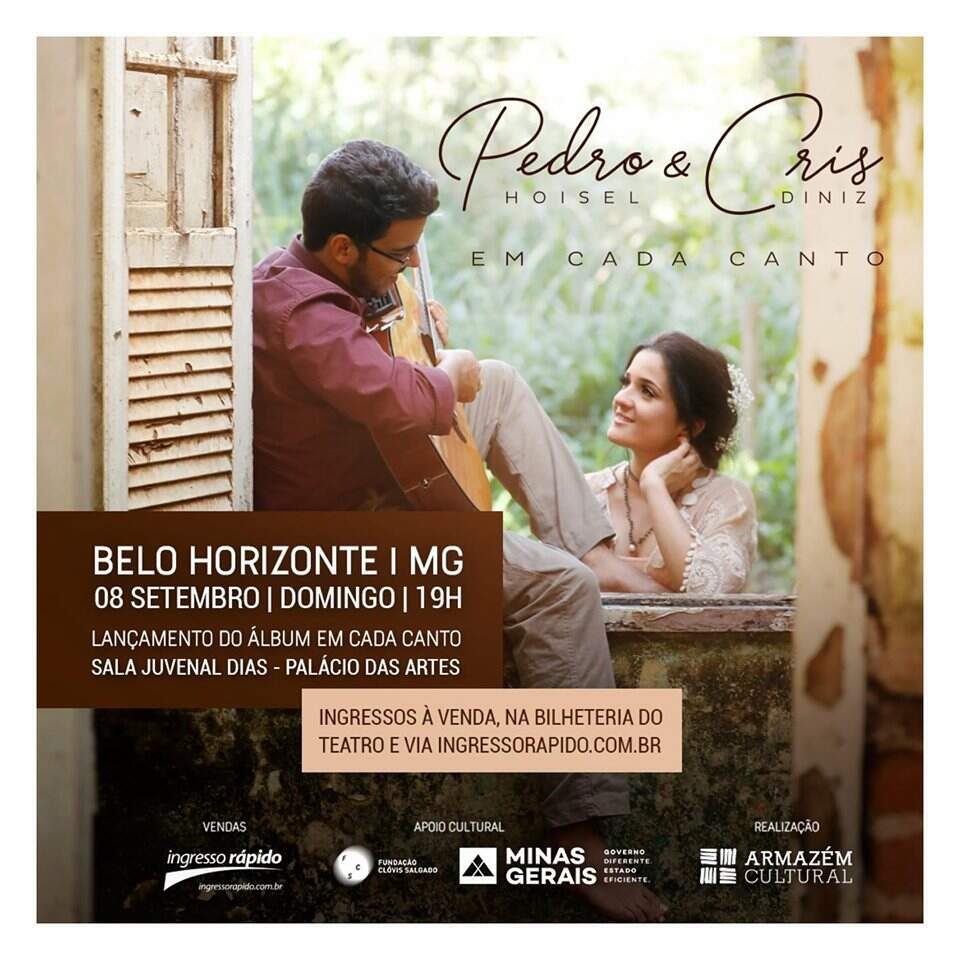 Pedro Hoisel & Cris Diniz | Lançamento do CD Em Cada Canto
