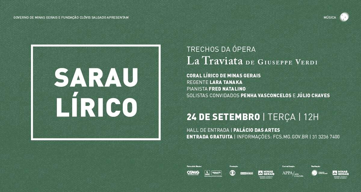 Sarau Lírico | Trechos da Ópera La Traviata
