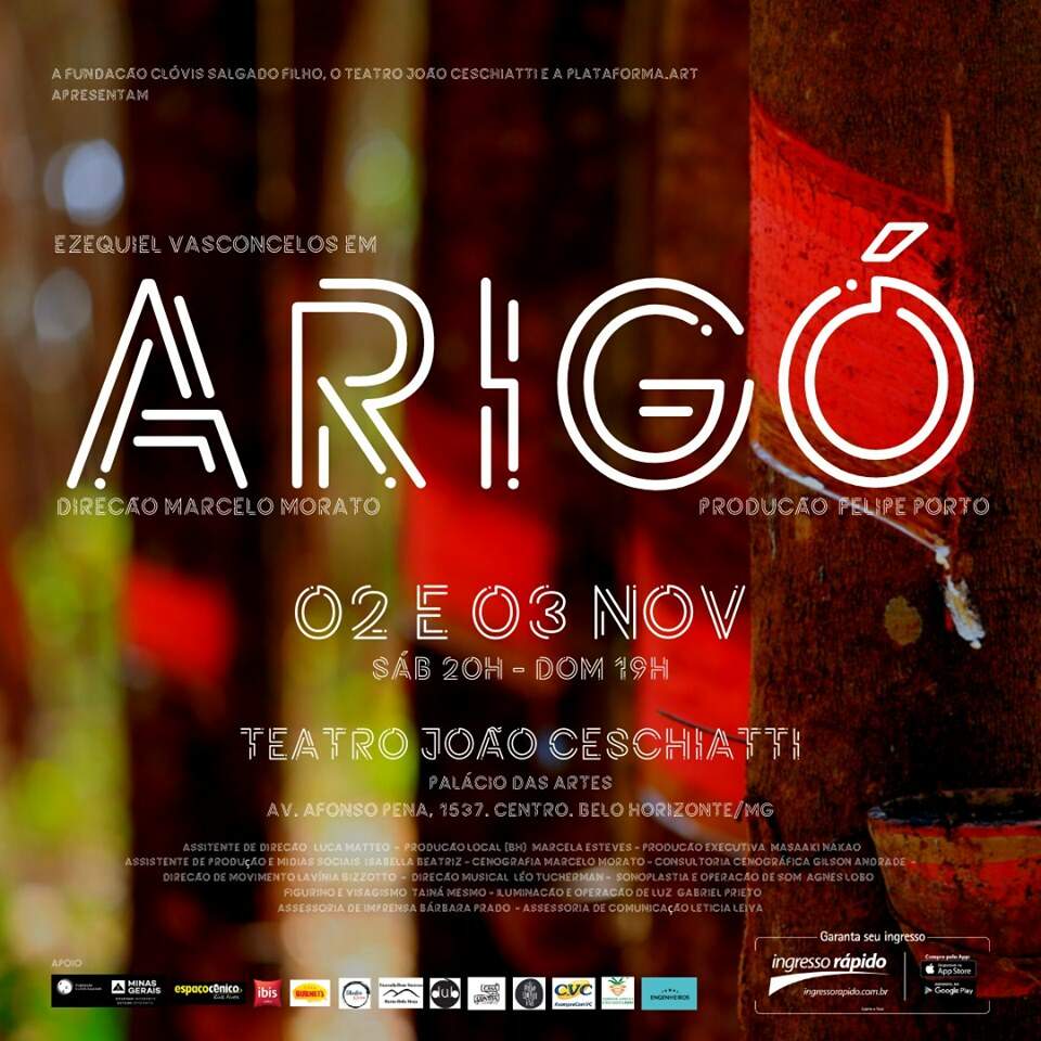 Espetáculo Arigó - Estreia Nacional