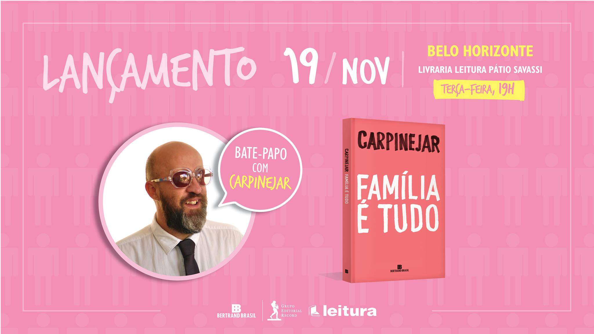 Lançamento do Livro: "Família é tudo" de Fabrício Carpinejar
