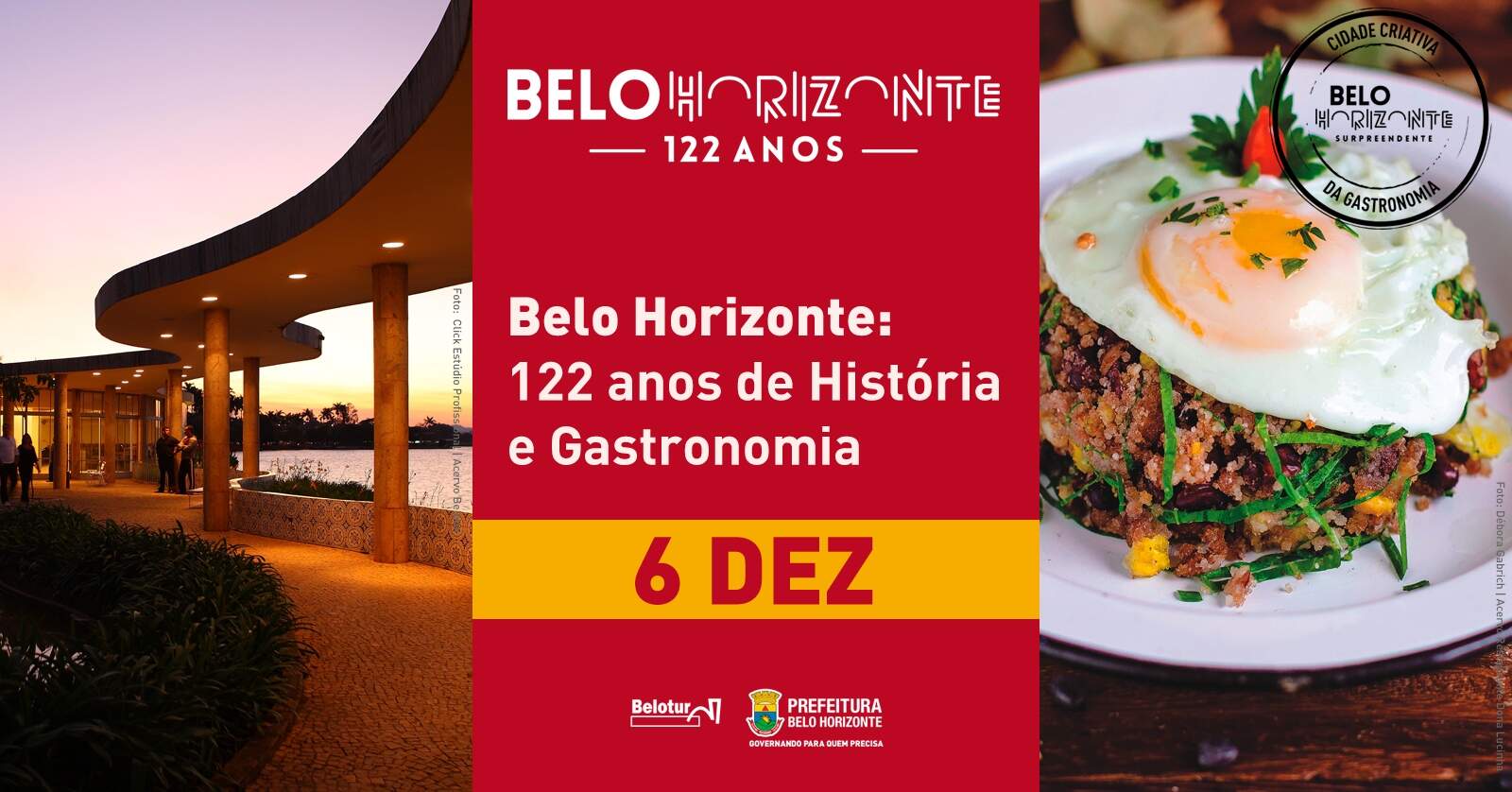Palestra ‘Belo Horizonte: 122 anos de História e Gastronomia’ 