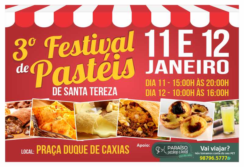 3º Festival de Pastéis de Santa Tereza