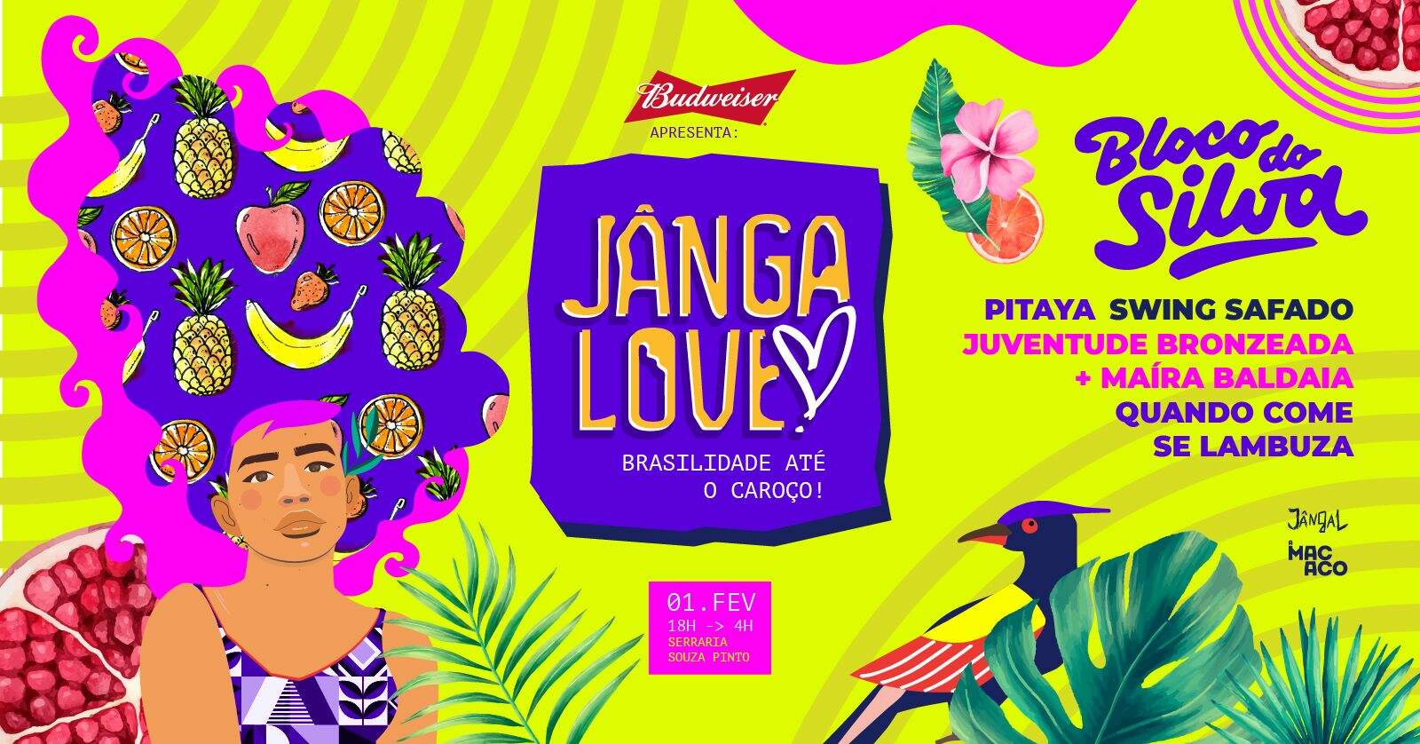 Festival Jângalove + Bloco do Silva