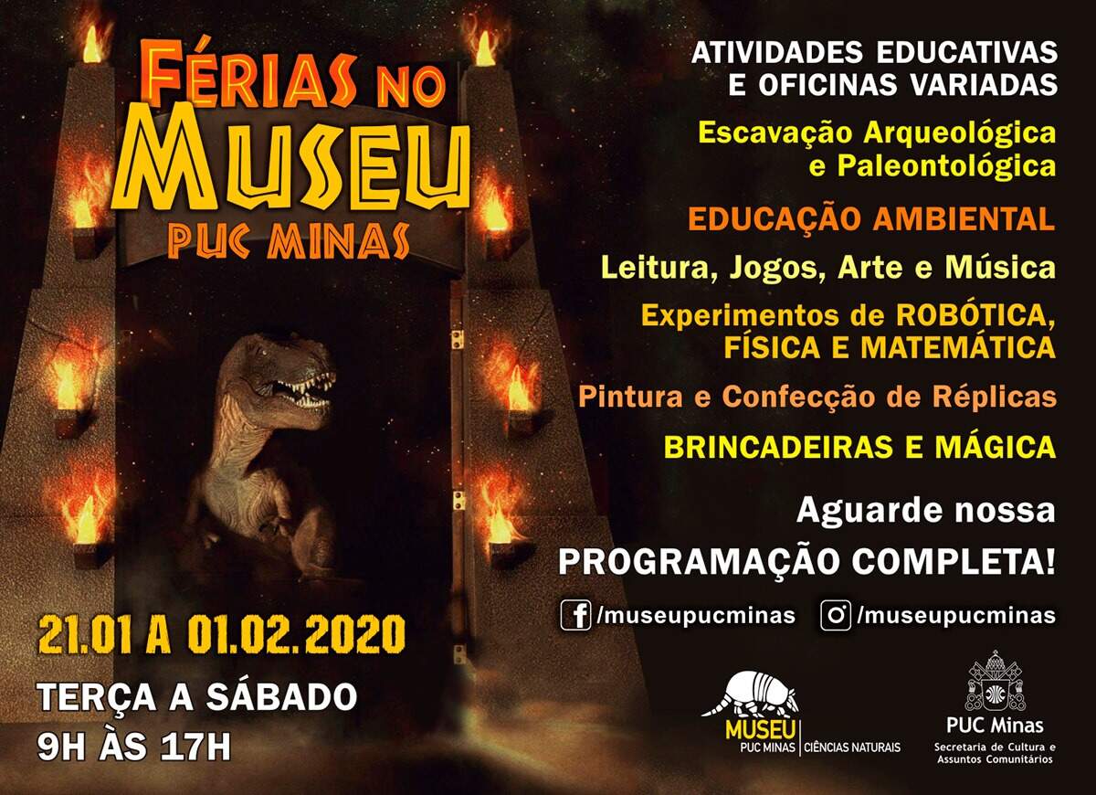 Férias no Museu de Ciências Naturais - PUC Minas