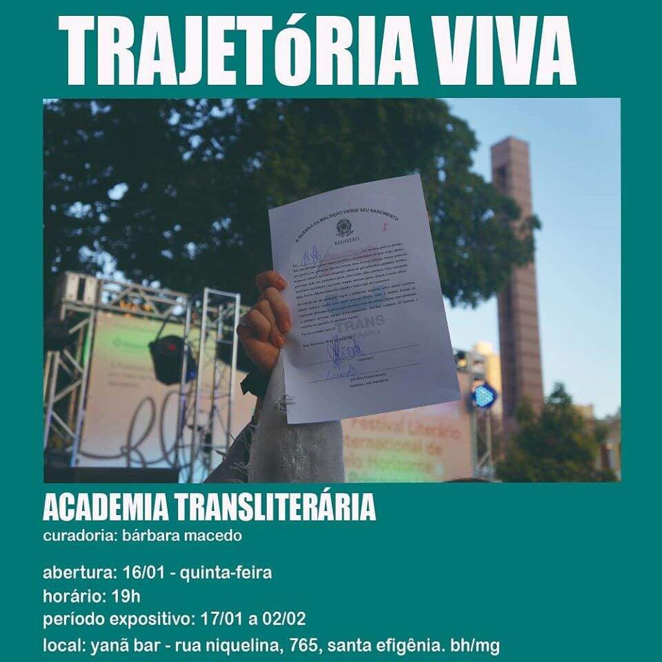 Exposição Trajetória Viva - da Academia Transliterária