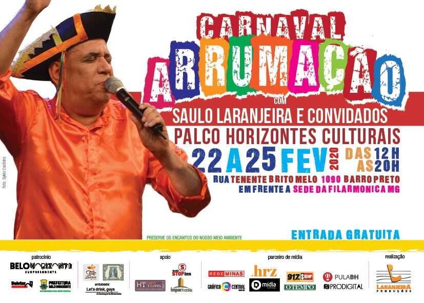 Carnaval Arrumação com Saulo Laranjeira e Convidados
