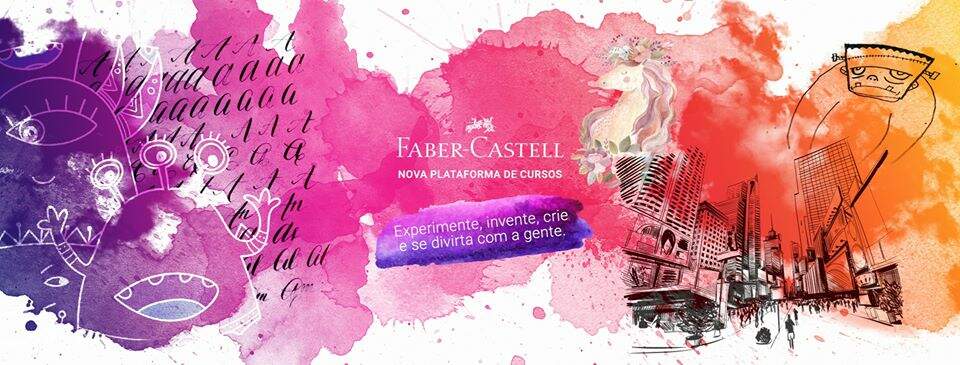  Cursos Gratuitos - ON LINE - Em casa com Faber-Castell