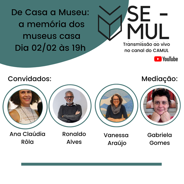 Live De Casa a Museu A memória dos museus casa Portal Oficial de