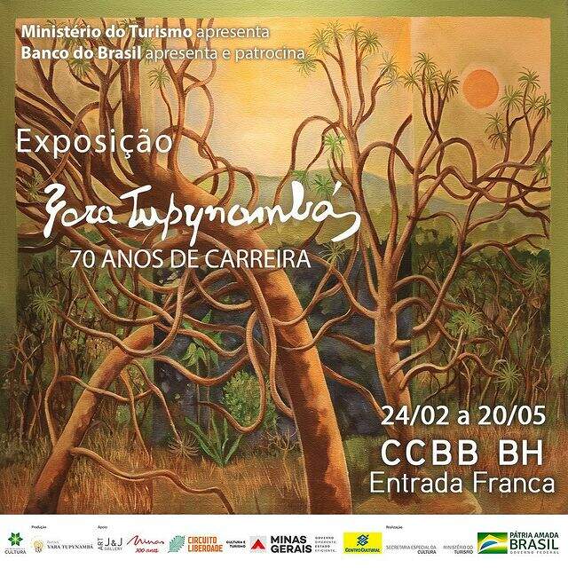 Exposição: “YARA TUPYNAMBÁ – 70 ANOS DE CARREIRA” - CCBB BH