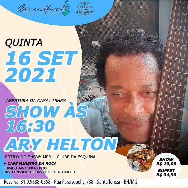Show Ary Helton + Café Mineiro da Roça - Bar do Museu Clube da Esquina