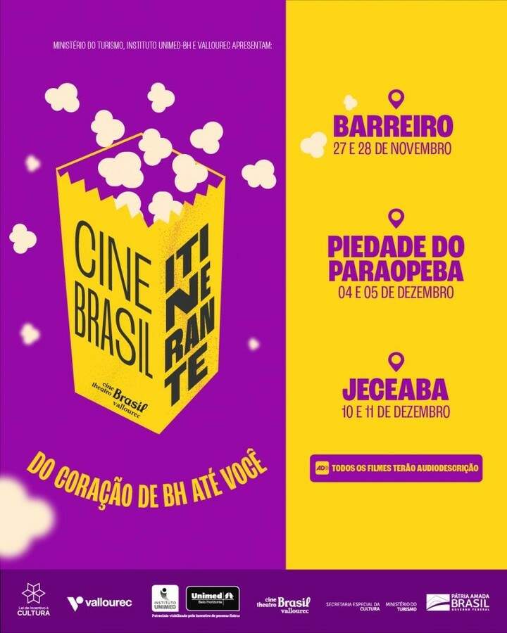 Cine Brasil Itinerante - Cine Theatro Brasil Vallourec