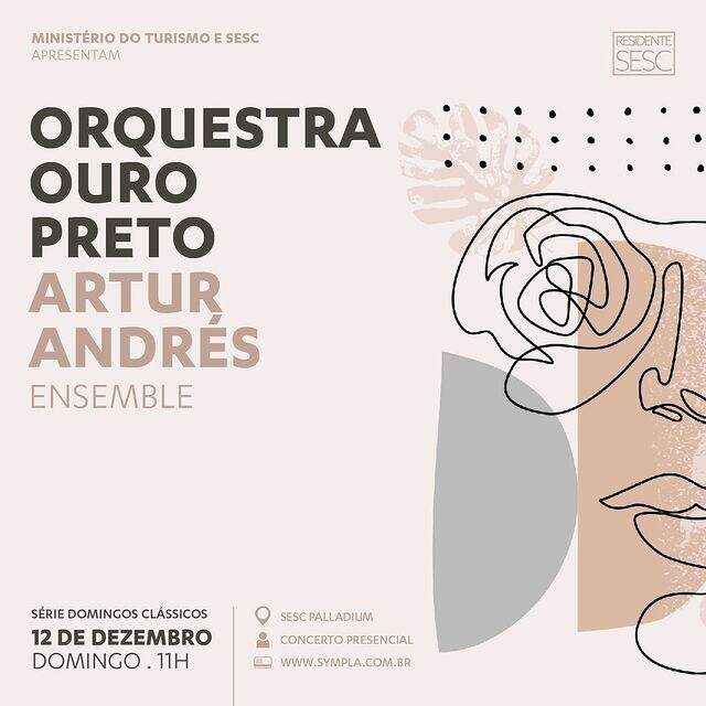 Domingos Clássicos: Orquestra Ouro Preto e Artur Andrés Ensemble