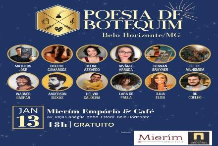 Poesia de Botequim Belo Horizonte