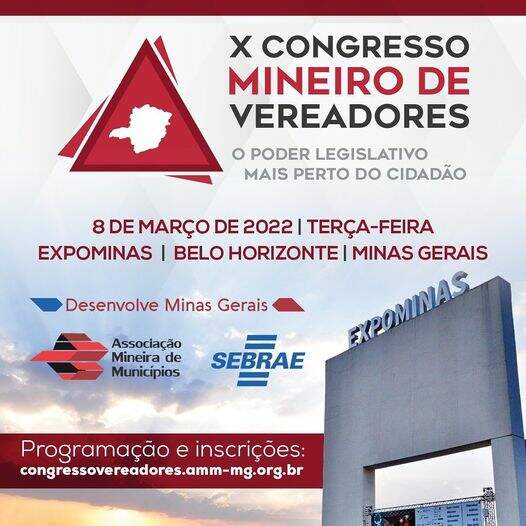  X Congresso Mineiro de Vereadores 2022