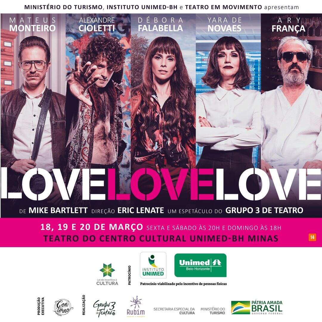 Espetáculo: “Love, Love, Love”, do Grupo 3 de Teatro