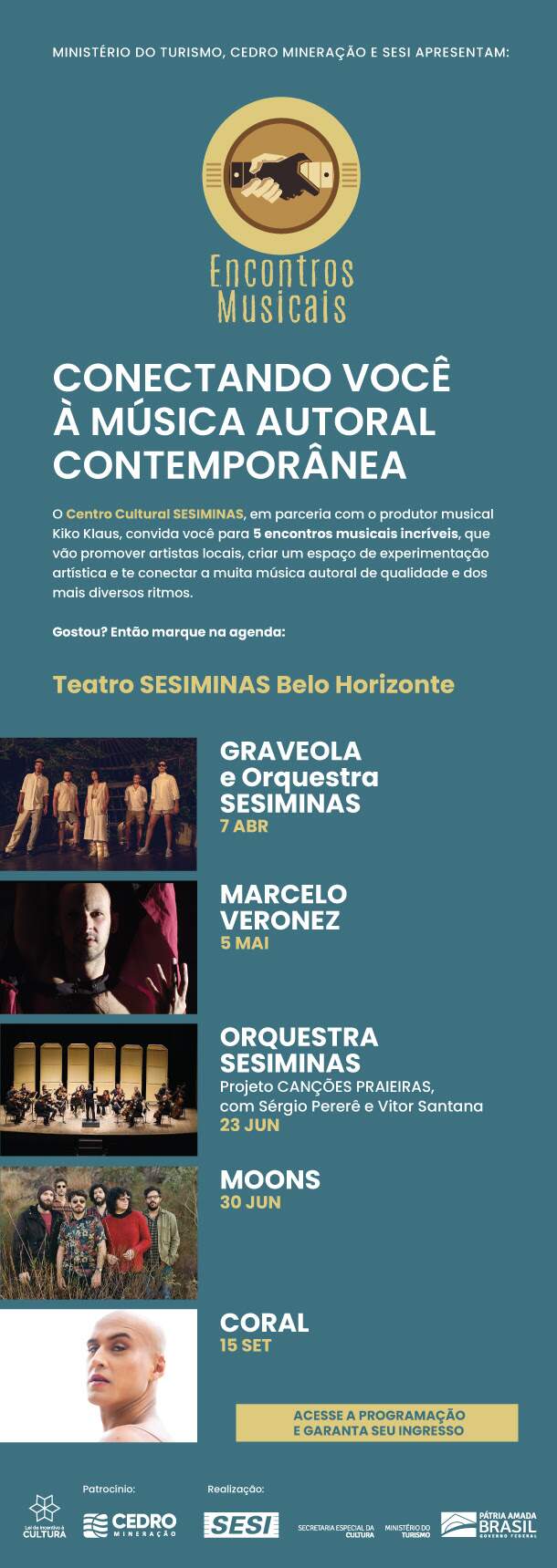 Encontros Musicais 2022 - Teatro SESIMINAS