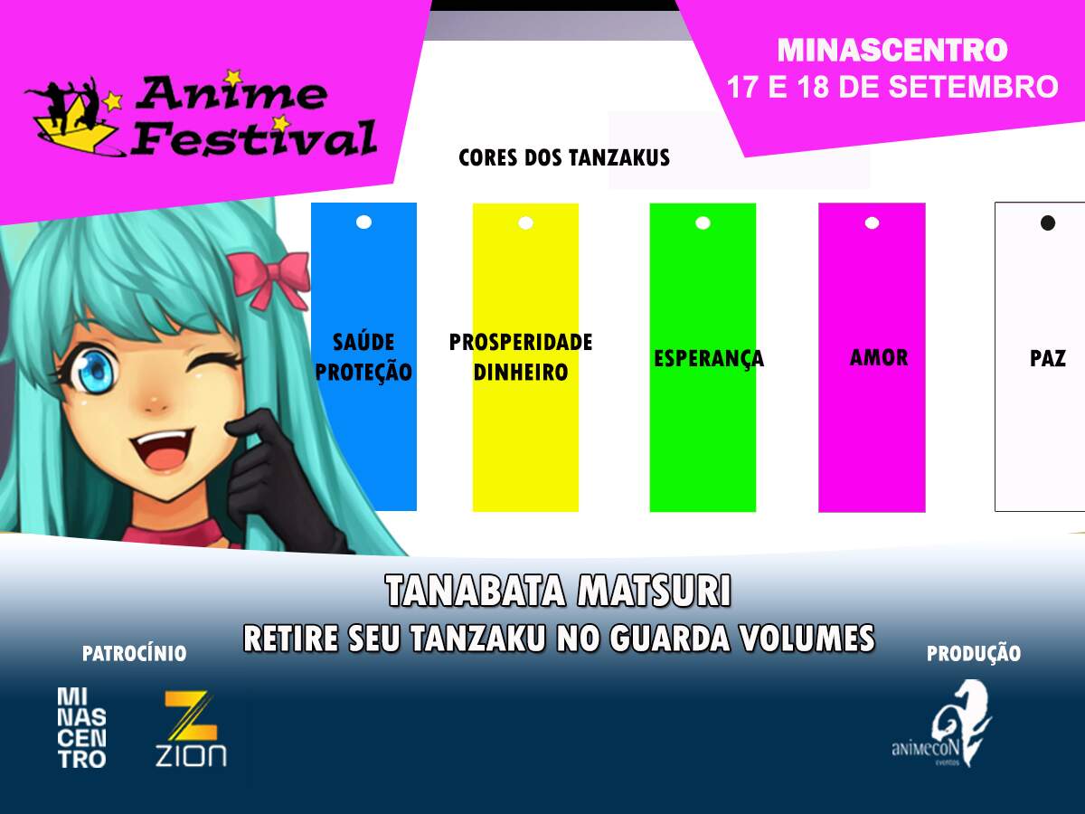 Anime Festival BH Portal Oficial de Belo Horizonte, calendário animes hoje  