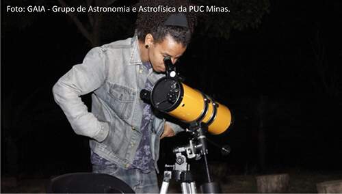 Crédito- GAIA-Grupo de Astronomia e Astrofísica da PUC Minas