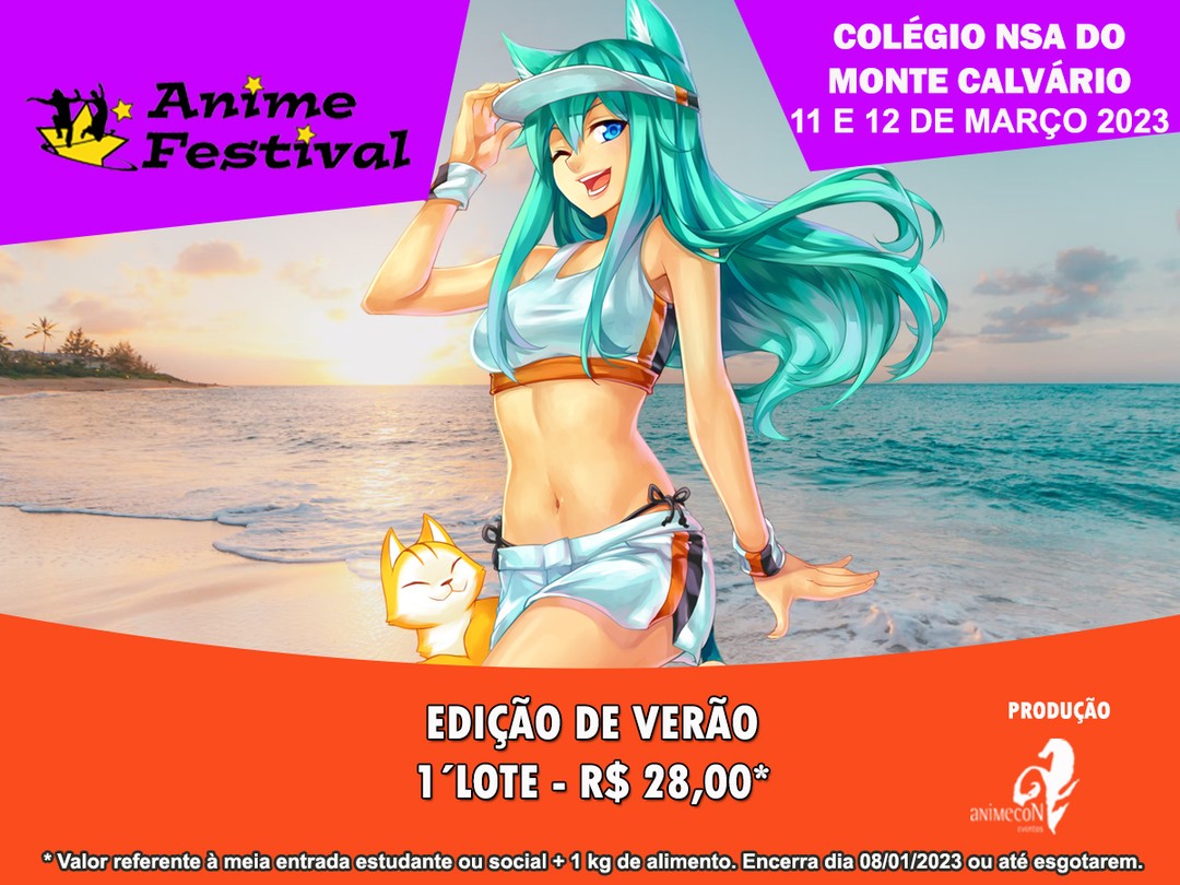 Anime Festival BH Portal Oficial de Belo Horizonte, calendário