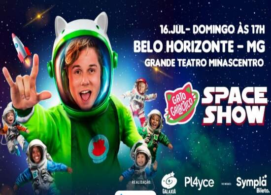 GATO GALACTICO SPACE SHOW PARA 2500 CRIANÇAS EM SÃO PAULO ☆ CONFIRA A AGENDA  2023 ☆ #shorts 