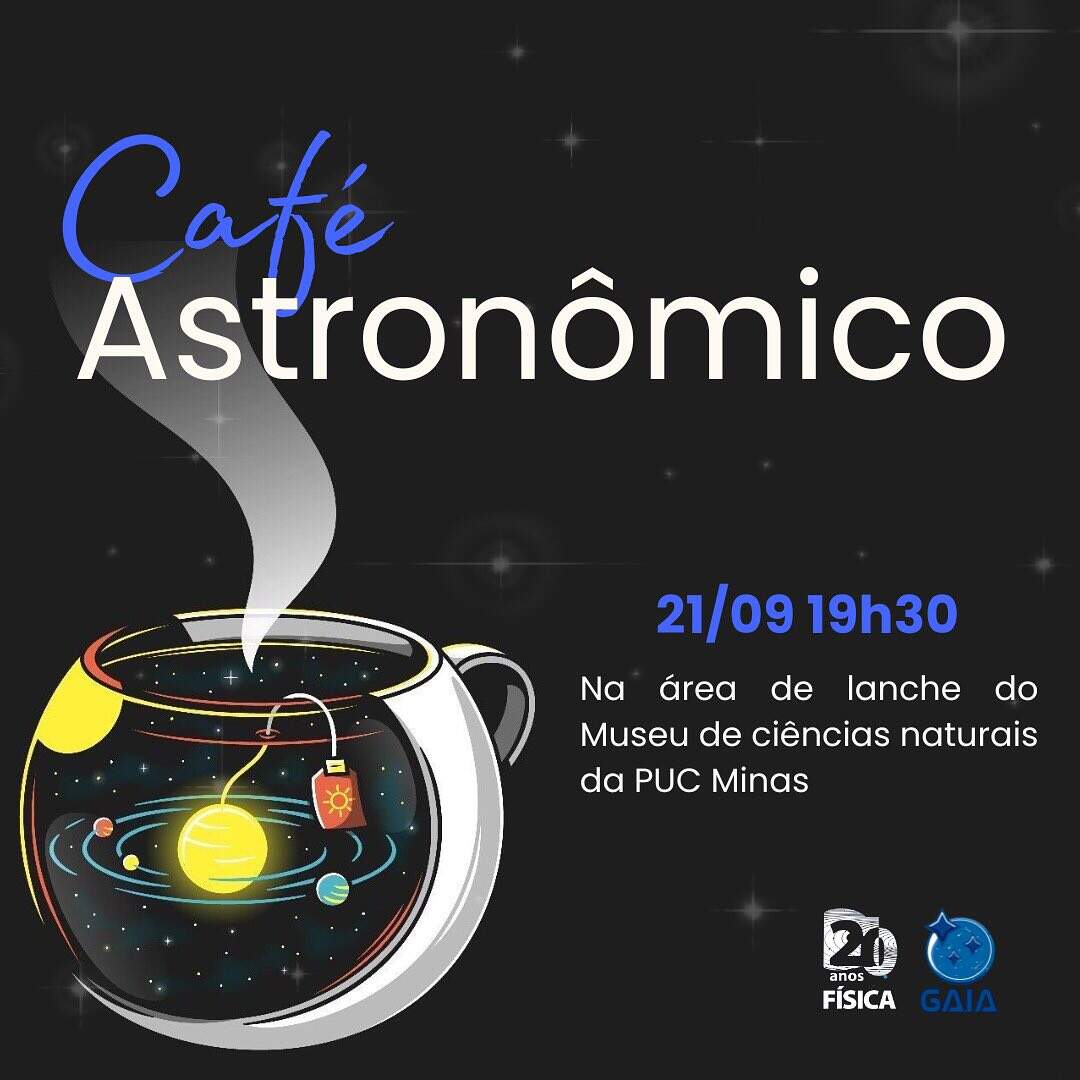 "Café Astronômico" no Museu Puc Minas