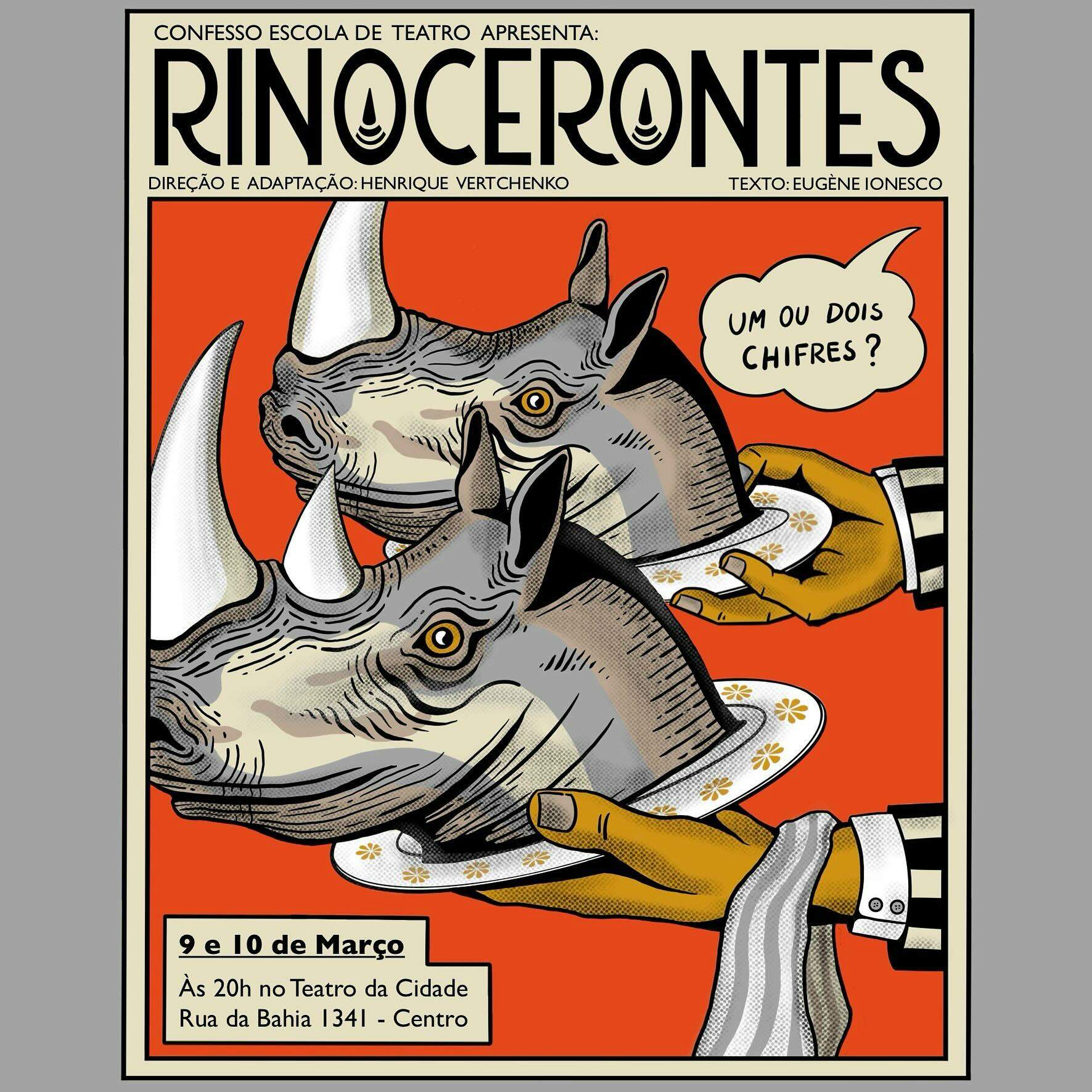 Espetáculo: "Rinocerontes" - Grupo Confesso
