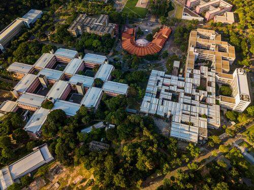 Vista aérea do Campus Pampulha da UFMG