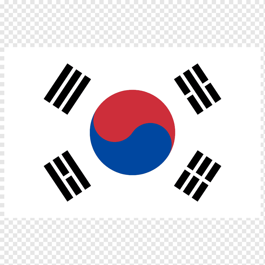 Bandeira Coreia do Sul