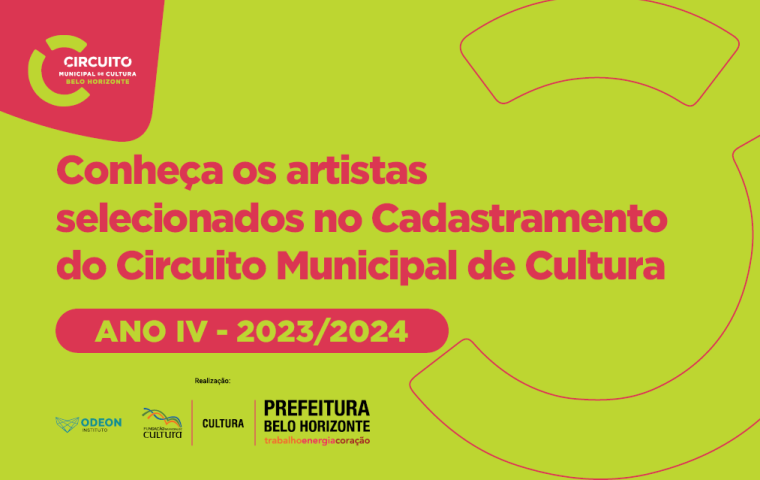 Conheça os artistas selecionados no cadastramento do Circuito Municipal de Cultura - Ano IV