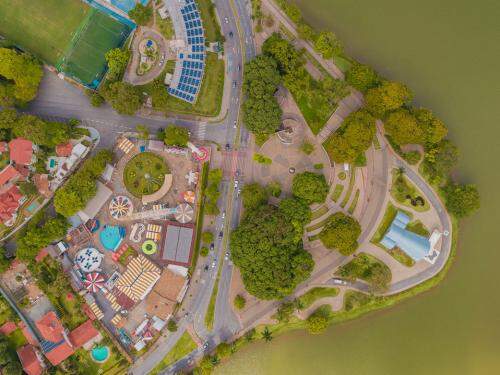 Vista aérea do Parque Guanabara