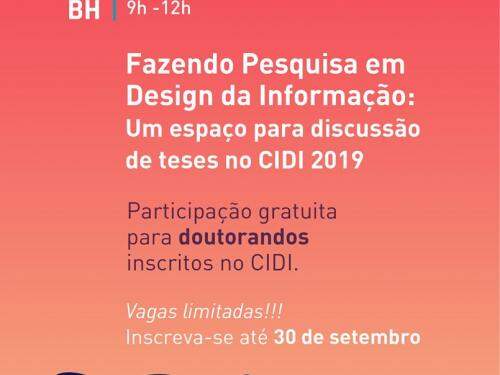 CIDI 2019 - 9° Congresso Internacional de Design da Informação