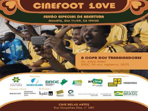 CINEFOOT BH - 10ª edição do festival de cinema de futebol