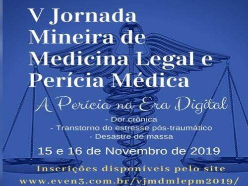 V Jornada Mineira de Medicina Legal e Perícia Médica