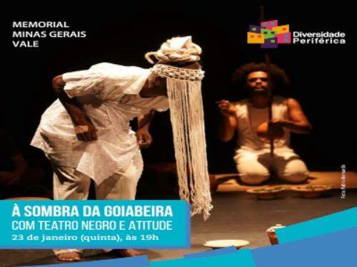 Teatro Negro e Atitude apresenta “À Sombra da Goiabeira”, no Memorial Vale