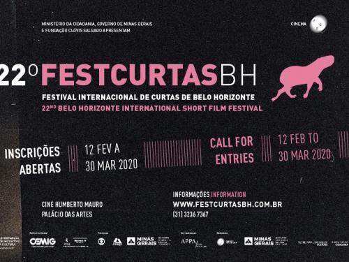 22º FESTCURTASBH – Festival Internacional de Curtas de Belo Horizonte "Abertura de Inscrições"