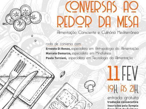 RODA DE CONVERSA | Conversas ao Redor da Mesa - Casa Fiat de Cultura