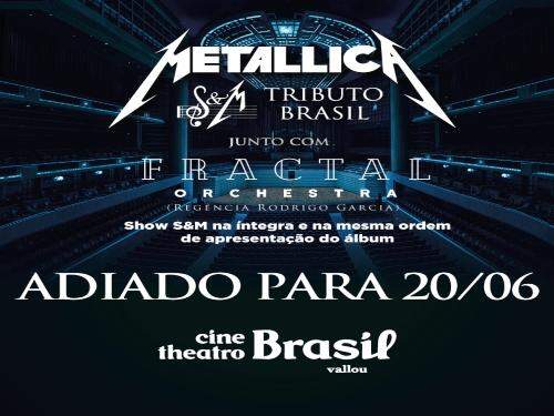 Metallica S&M Tributo Brasil com Orquestra no Cine Brasil