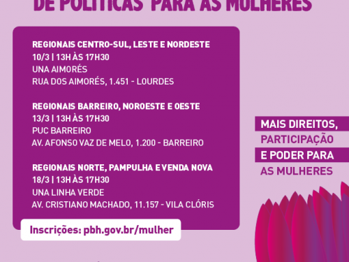 Pré-Conferência Municipal de Políticas para as Mulheres