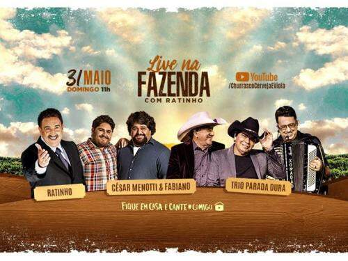 Live: Na Fazenda do Ratinho com César Menotti & Fabiano e Trio Parada Dura