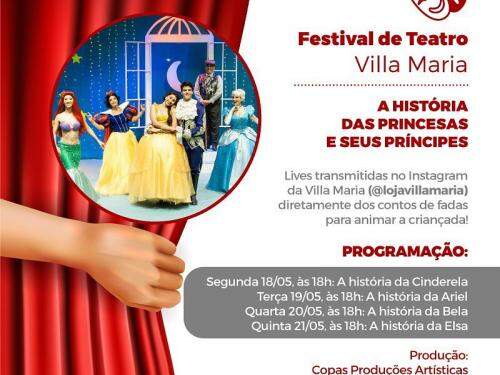 Festival de Teatro Villa Maria - A história das princesas e seus príncipes