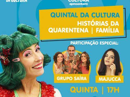 Live: Quintal da Cultura - Histórias da Quarentena