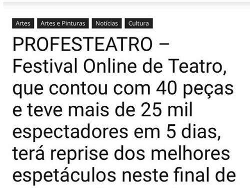 Profesteatro - Festival Online de Teatro