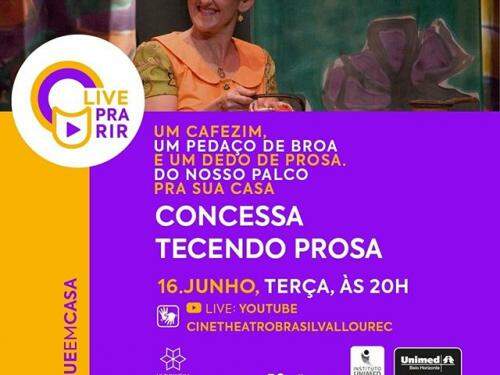 Live pra Rir: Concessa "Tecendo Prosa"