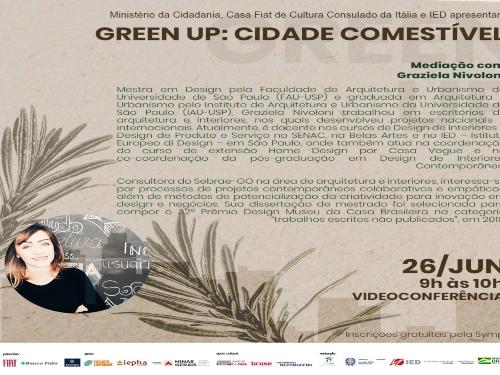 Palestra “GreenUP: cidades comestíveis” - Casa Fiat de Cultura