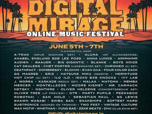 Live: Digital Mirage: Online Music Festival