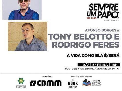 Tony Bellotto e Rodrigo Feres no ##Sempre Um Papo Em Casa 