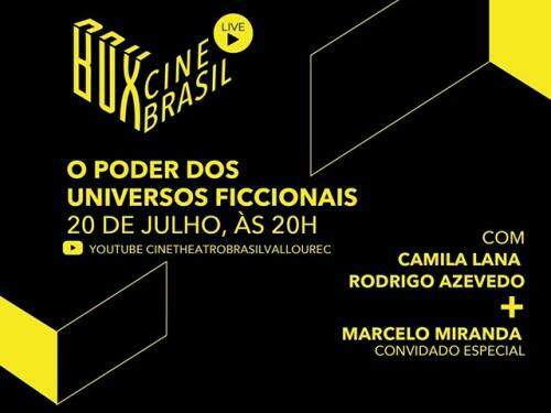 Live "O poder dos universos ficcionais" - Projeto Box Cine Brasil