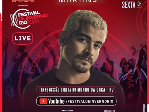 Live: Festival de Inverno Rio com Ferrugem, Marcelo D2 e Thiago Martins