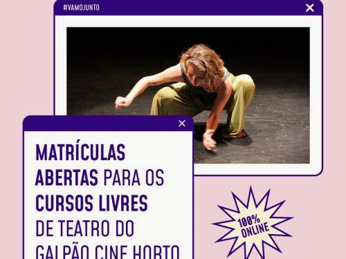 Cursos Livres de Teatro - Galpão Cine Horto